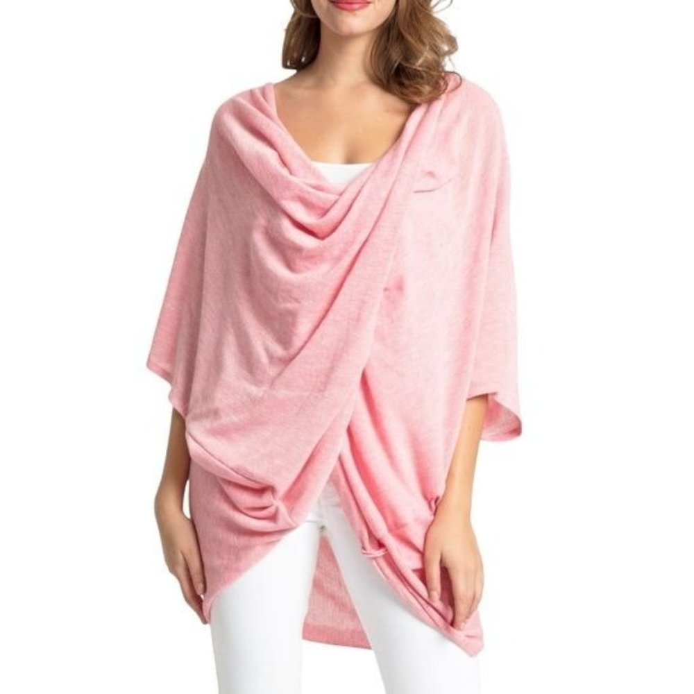 Save the Ocean Recycled Knit Twist Poncho Sweater NWT